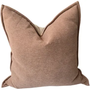 Nova Double Sided Linen Cotton Cushion 55cm Square - Clay | Natural by Macey & Moore, a Cushions, Decorative Pillows for sale on Style Sourcebook