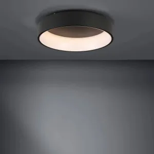 Eglo Marghera 2 Large LED Ceiling Light Black by Eglo, a LED Lighting for sale on Style Sourcebook