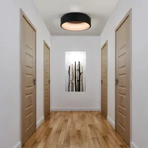 Eglo Marghera 2 Medium LED Ceiling Light Black by Eglo, a LED Lighting for sale on Style Sourcebook