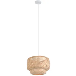 Eglo Hettonle Pendant Natural by Eglo, a Pendant Lighting for sale on Style Sourcebook