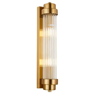 CLA Varillas Up/Down 2 Light Wall Light Antique Brass by Compact Lamps Australia, a Wall Lighting for sale on Style Sourcebook