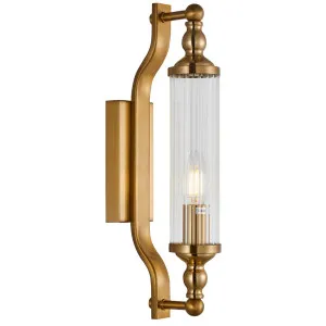 CLA Rodillo 1 Light Wall Light Antique Brass by Compact Lamps Australia, a Wall Lighting for sale on Style Sourcebook