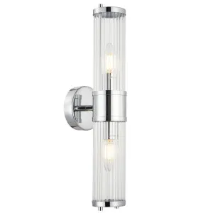 CLA Tiempo Up/Down 2 Light Wall Light Chrome by Compact Lamps Australia, a Wall Lighting for sale on Style Sourcebook