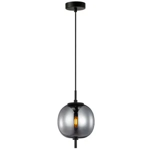 CLA Pino 1 Light Round Pendant Black by Compact Lamps Australia, a Pendant Lighting for sale on Style Sourcebook