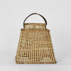 Eden Rattan Lantern Square Small Natural by Florabelle Living, a Lanterns for sale on Style Sourcebook