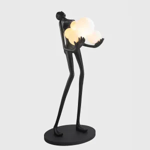 Moss Floor Lamp Black by Florabelle Living, a Floor Lamps for sale on Style Sourcebook