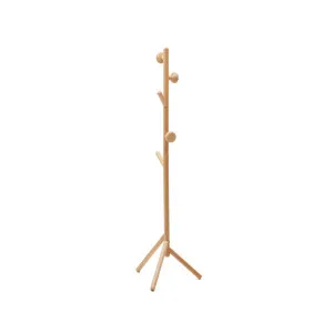 Nadue coat rack in solid beech wood with natural finish 170 cm by Kave Home, a Coat & Hat Racks for sale on Style Sourcebook