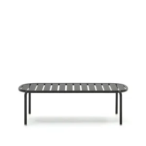 Joncols outdoor aluminium coffee table with powder coated grey finish, Ø 110 x 62 cm by Kave Home, a Tables for sale on Style Sourcebook