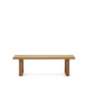 Canadell 100% outdoor solid recycled teak bench, 170 cm by Kave Home, a Outdoor Benches for sale on Style Sourcebook