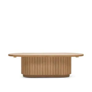 Licia solid mango wood coffee table, 120 x 60 cm by Kave Home, a Coffee Table for sale on Style Sourcebook