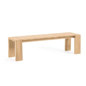 Victoire solid teak outdoor bench 215 cm by Kave Home, a Outdoor Benches for sale on Style Sourcebook