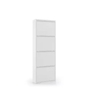 Shoe rack Ode 50 x 136 cm 4 doors white by Kave Home, a Shoe Organisers for sale on Style Sourcebook