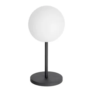 Outdoor Dinesh table lamp in black steel by Kave Home, a Outdoor Lighting for sale on Style Sourcebook