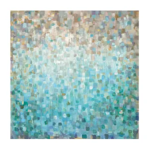 Teal Rainfall by Gioia Wall Art, a Prints for sale on Style Sourcebook