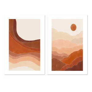 Rustic Waves, Set Of 2 , By Elena Ristova by Gioia Wall Art, a Prints for sale on Style Sourcebook