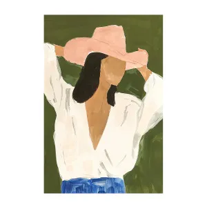 Faceless Cowgirl , By Lady Hana by Gioia Wall Art, a Prints for sale on Style Sourcebook