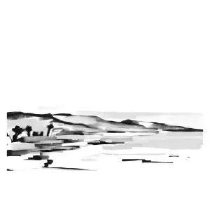 Monochrome Shore, Style B , By Emily Wood by Gioia Wall Art, a Prints for sale on Style Sourcebook