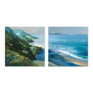 Rocky Shoreline, Style A & B, Set Of 2 , By Danhui Nai by Gioia Wall Art, a Prints for sale on Style Sourcebook