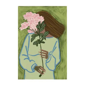 Girl With Flower , By Sharyn Bursic by Gioia Wall Art, a Prints for sale on Style Sourcebook