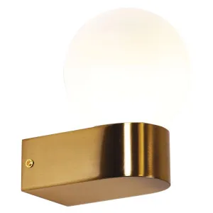 Oriel Lighting Minne Wall Light Satin Brass by Oriel Lighting, a Outdoor Lighting for sale on Style Sourcebook