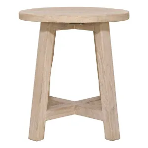 Royal Side Table 50cm in Reclaimed Elm by OzDesignFurniture, a Side Table for sale on Style Sourcebook