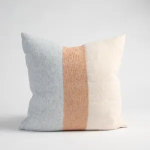 Tallows Linen Cushion - Natural/Ochre/Blue | Cover Only / 40x60cm | Eadie Lifestyle by Eadie Lifestyle, a Cushions, Decorative Pillows for sale on Style Sourcebook