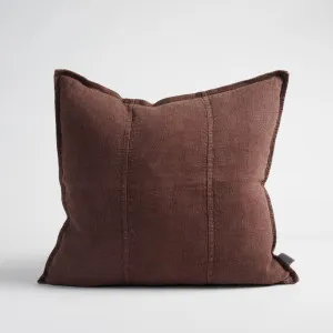 Luca® Linen Cushion - Chocolate | Cover Only / 40x60cm | Eadie Lifestyle by Eadie Lifestyle, a Cushions, Decorative Pillows for sale on Style Sourcebook