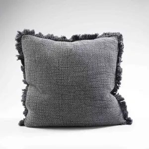 Chelsea Cushion - Slate | Filled Cushion / 60x60cm | Eadie Lifestyle by Eadie Lifestyle, a Cushions, Decorative Pillows for sale on Style Sourcebook