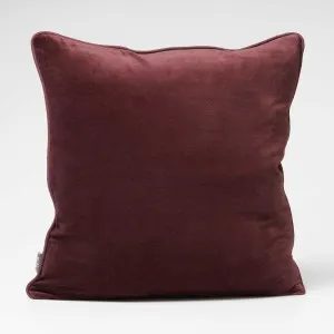 Lynette Velvet Cushion - Burgundy | Cover Only / 50x50cm | Eadie Lifestyle by Eadie Lifestyle, a Cushions, Decorative Pillows for sale on Style Sourcebook