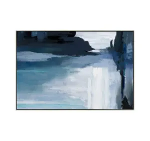 Powder Blue Wall Art Canvas 80cm x 120cm by Luxe Mirrors, a Artwork & Wall Decor for sale on Style Sourcebook