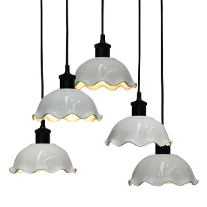 Toledo Ceramic Multi Drop Pendant by Fat Shack Vintage, a Pendant Lighting for sale on Style Sourcebook