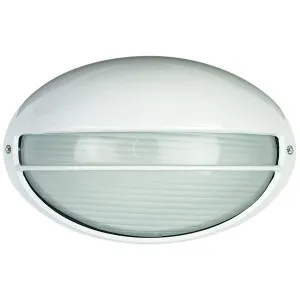 Oriel Lighting Galaxy Oval Eyelid Bunker Light White by Oriel Lighting, a Outdoor Lighting for sale on Style Sourcebook