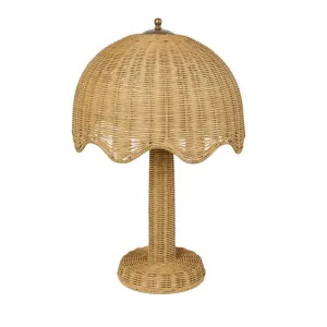 Brolley Rattan Table Lamp by Florabelle Living, a Table & Bedside Lamps for sale on Style Sourcebook