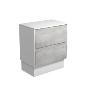 Amato Industrial 750 Cabinet on Kickboard, Satin White Panels by Fienza, a Vanities for sale on Style Sourcebook