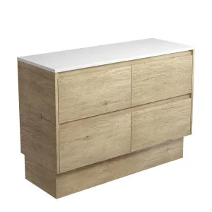 Amato Scandi Oak 1200 Cabinet on Kickboard, Scandi Oak Panels by Fienza, a Vanities for sale on Style Sourcebook