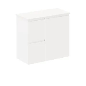 Siska 750mm Ensuite Depth Wall Hung Cabinet, Left Drawers by Fienza, a Vanities for sale on Style Sourcebook