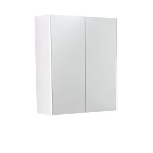 600 Mirror Cabinet with Gloss White Side Panels by Fienza, a Shaving Cabinets for sale on Style Sourcebook