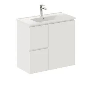 Siska Slim 750 Wall-Hung Vanity, Left Drawers by Fienza, a Vanities for sale on Style Sourcebook