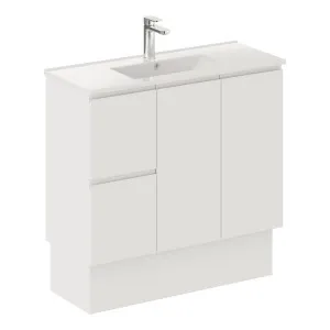 Siska Slim 900 Vanity on Kickboard, Left Drawers by Fienza, a Vanities for sale on Style Sourcebook