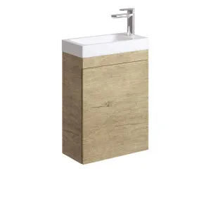 Denzel Edge 450 Ensuite Wall-Hung Vanity, Scandi Oak by Fienza, a Vanities for sale on Style Sourcebook