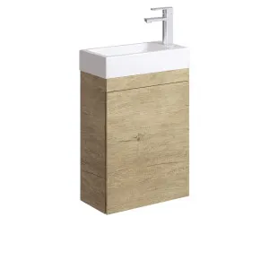 Edge 450 Ensuite Wall-Hung Vanity, No Overflow, Scandi Oak by Fienza, a Vanities for sale on Style Sourcebook