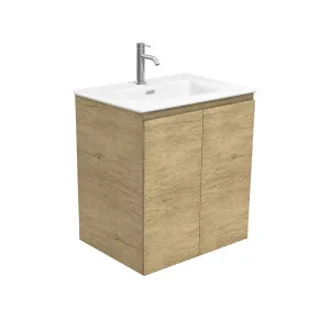 Joli Matte Edge Scandi Oak 600 Wall Hung Vanity by Fienza, a Vanities for sale on Style Sourcebook