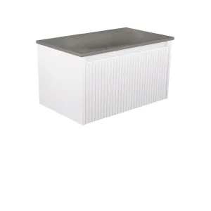 Satori Alina Satin White 750 Wall-Hung Vanity by Fienza, a Vanities for sale on Style Sourcebook