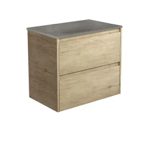 Satori Amato 750 Scandi Oak Wall-Hung Vanity, Scandi Oak Panels by Fienza, a Vanities for sale on Style Sourcebook