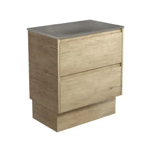 Satori Amato 750 Scandi Oak Vanity On Kick, Scandi Oak Panels by Fienza, a Vanities for sale on Style Sourcebook