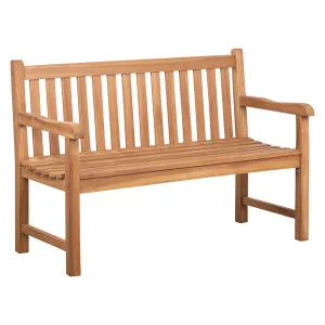 Binta 130cm Teak Bench, Natural Sanded by Schots Home Emporium, a Outdoor Benches for sale on Style Sourcebook