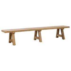 Navan 250cm Reclaimed Teak Bench, Raw by Schots Home Emporium, a Outdoor Benches for sale on Style Sourcebook