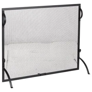 Kaden 90x70cm Metal Firescreen, Black by Schots Home Emporium, a Fireplace Screens for sale on Style Sourcebook