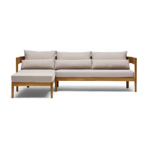 Avoca Outdoor Sofa Natural & Stone Left Chaise by Horgans, a Outdoor Sofas for sale on Style Sourcebook