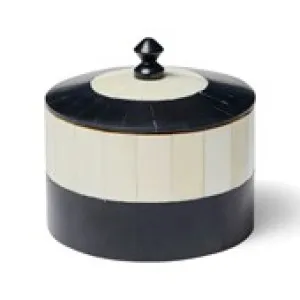 Black & White Box Round Sample by Horgans, a Decorative Boxes for sale on Style Sourcebook